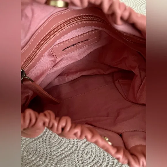 🆕 Free People Something Good leather shoulder bag in dusk coral - Picture 12 of 14